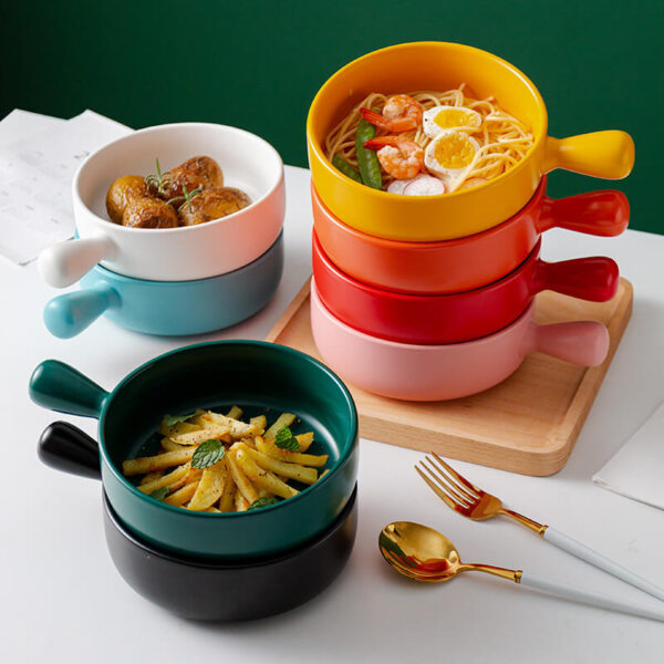 Nordic Ceramic Noodle Bowl