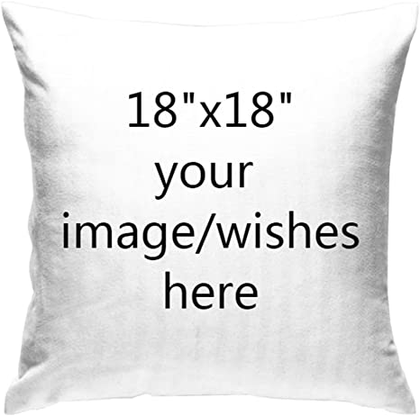 Throw Pillow Case Customized  18x18