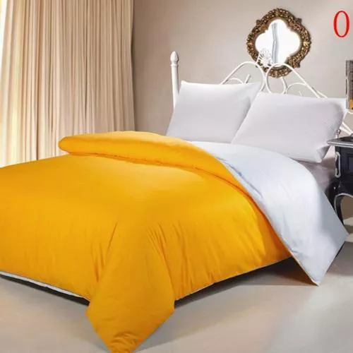 Polish Bedsheet Set-Yellow & White